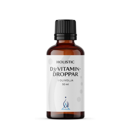 Holistic D3-vitamindroppar i olivolja