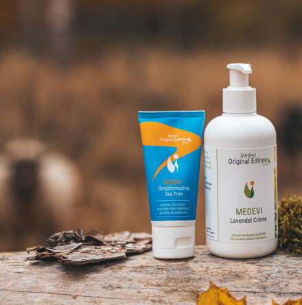 Hand- och fotpaket Lavendelcreme, Ringblomssalva Tea tree