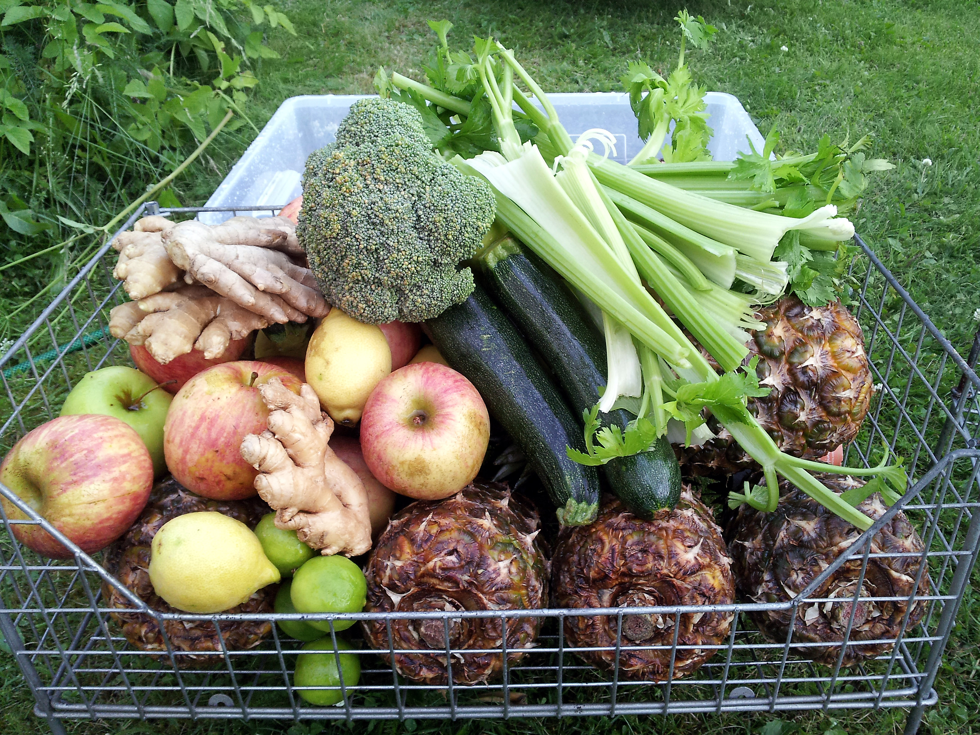 Frukt o grönt till juiceveckan