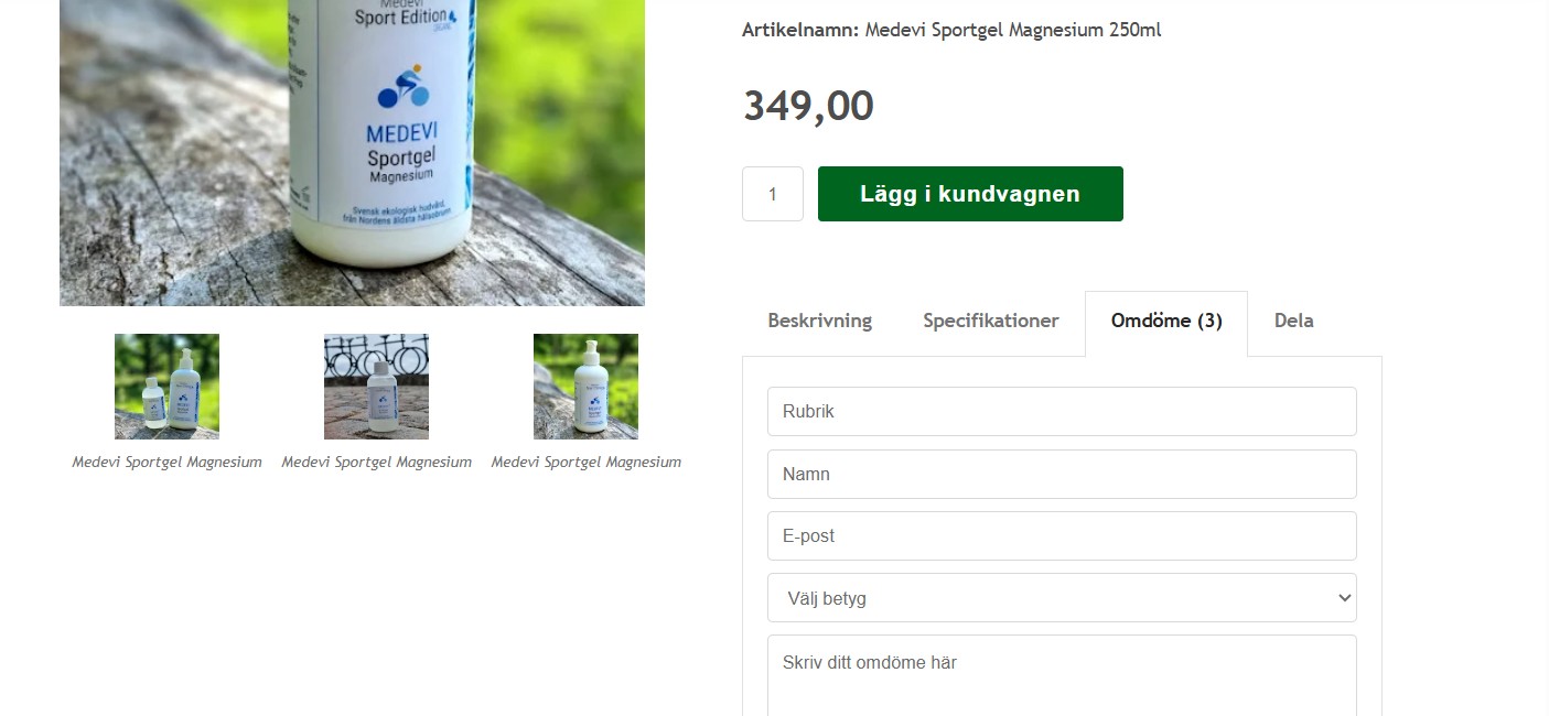 Vinn Presentkort - skriv omd&ouml;me p&aring; produkter