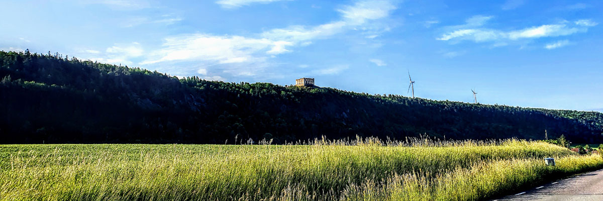 Nedanför Brahehus vid Gränna under "Min Vätternrundan"