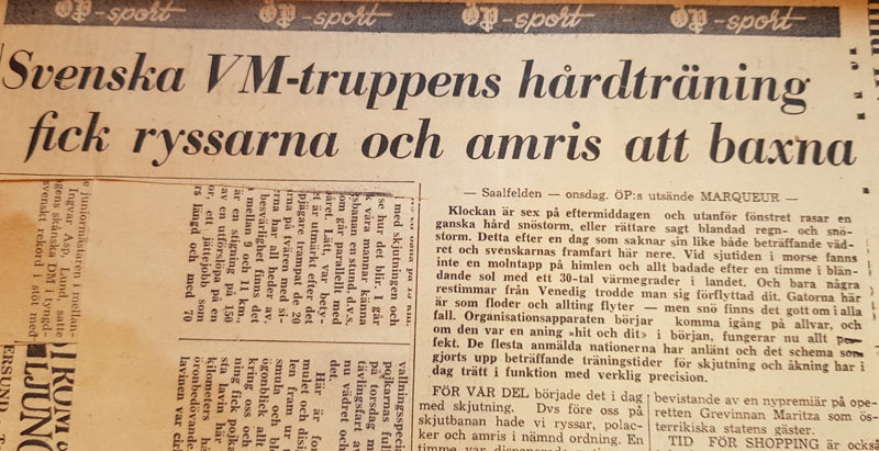 Svenska VM-truppen fick ryssen att baxna